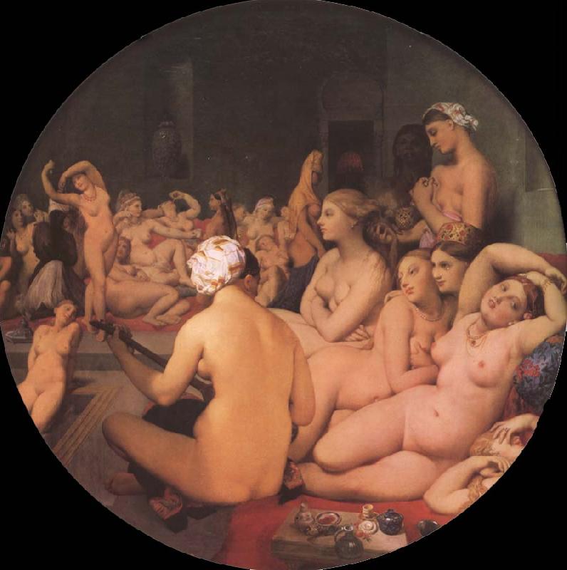 Jean-Auguste Dominique Ingres The Turkish bath